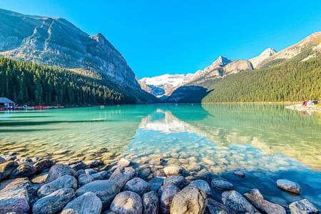 Moraine Lake, Lake Louise,Johnston Canyon&Banff Town from Canmore