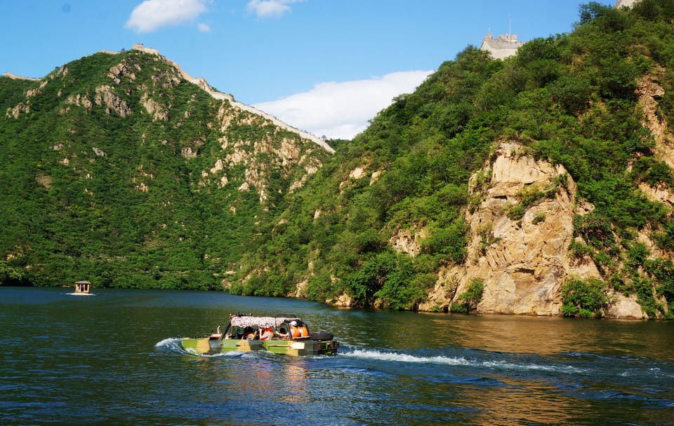 Visit Huanghuacheng Water Geat Wall with Chartered Boat and Olympic Stadiums
