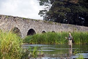 Wild brown trout river fishing on Connemara fishery. Galway. Private guided. French/Eng,