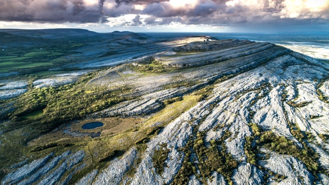 Walk Mullaghmore hill in the Burren, Clare. Private guided. 2 hours 10