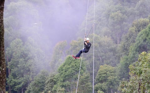 Zipline Adventure and Hot Spring Relaxation in Chiang Mai