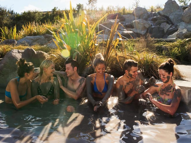 Day Tour - HELLS GATE Geothermal Reserve & Mud Spa, Rotorua  - Ex Auckland