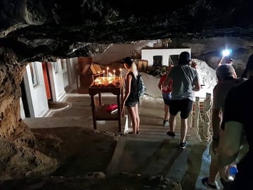 In the cave