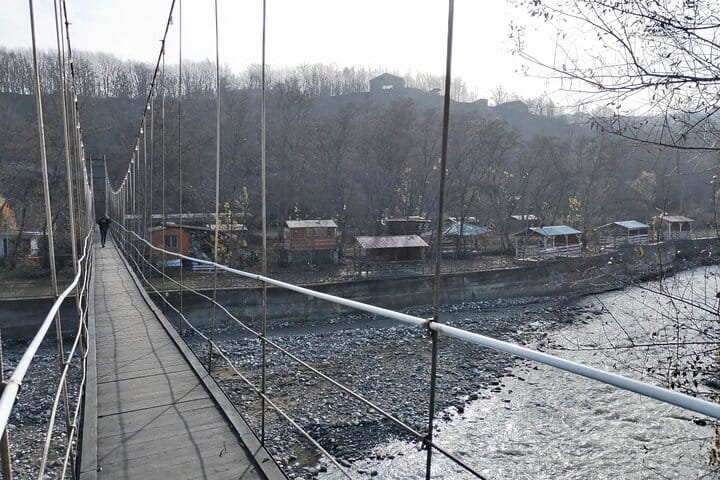 Asma bridge. Asma Korpu Guba Azerbaijan