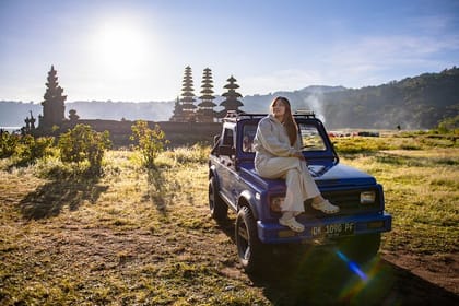 Munduk Sunrise Jeep Tour to Twin Lake and Hidden Waterfall