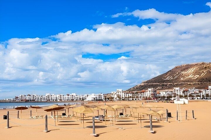 Explore Agadir on Half day & Sunset Camel ride with BBQ Dinner