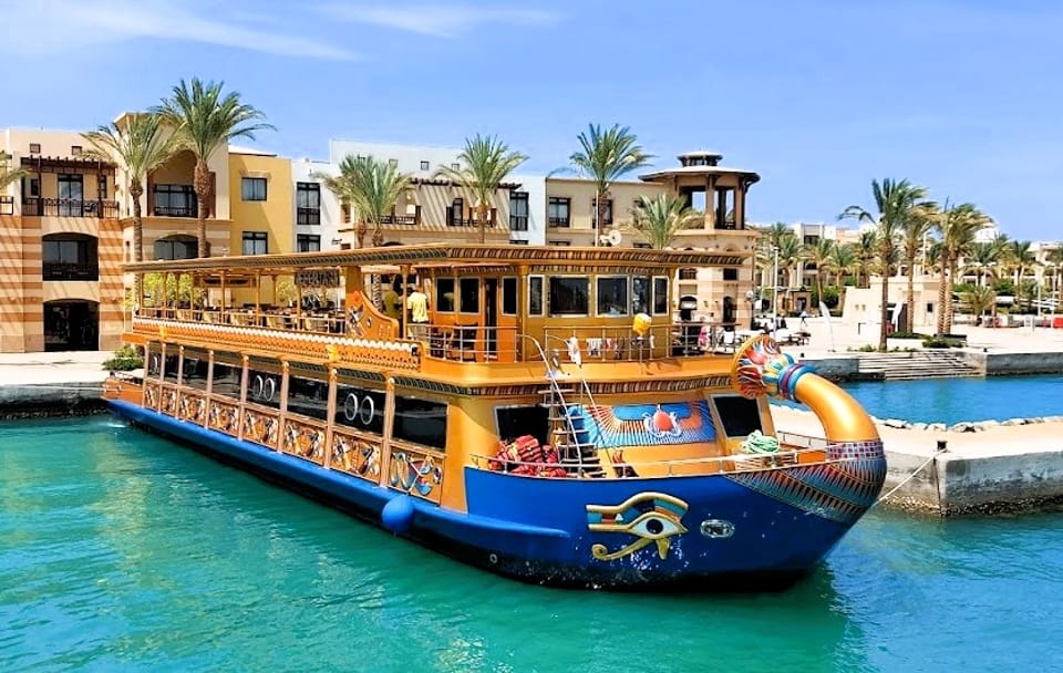 Glass Bottom Boat Tour in Port Ghalib, Marsa Alam