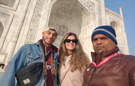 Agra Overnight Tour with Taj Mahal Sunrise and Sunset Views