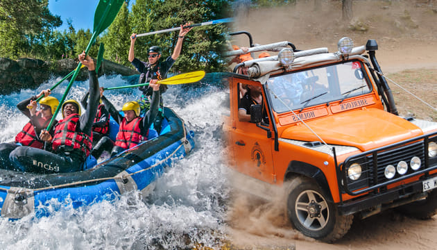Antalya: Super Combo 4in1 Rafting, Jeep, Buggy & Zipline