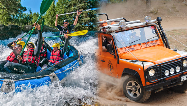Antalya: Super Combo 4in1 Rafting, Jeep, Buggy & Zipline