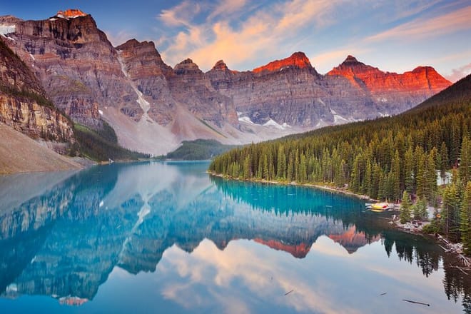 Moraine Lake Louise Emerald Johnston Canyon from Canmore Banff photo 3