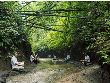 Meditations in the hidden gems river