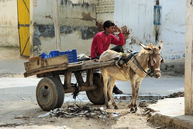 A Street view in Mandawa Town