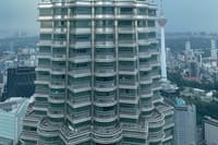 View from Skybridge PETRONAS Twin Tower