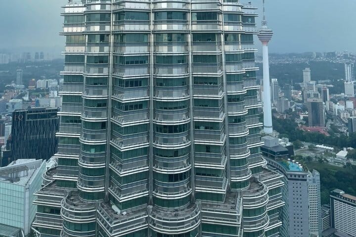 View from Skybridge PETRONAS Twin Tower