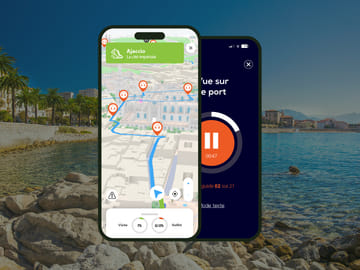 GPS audioguide application: Follow in the footsteps of Napoleon Bonaparte (Offline).