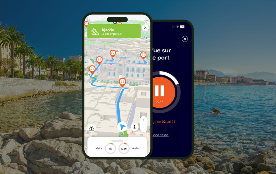 Ajaccio Audio Guided Walking Tour with 18 Historic Insights