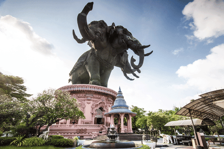 The Erawan Museum in Samut Prakan Province