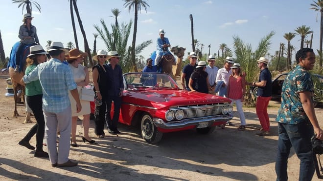 ½ Day : 1930’s Gentelman Vintage Car Ride & Camel Ride in Mythical Palm Groves | Private & Luxury 3
