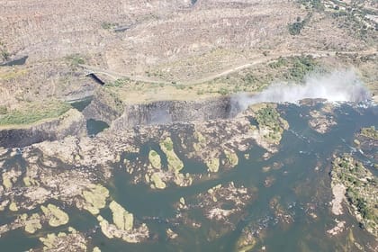 25 minutes scenic helicopter flight above Victoria Falls-Zimbabwe