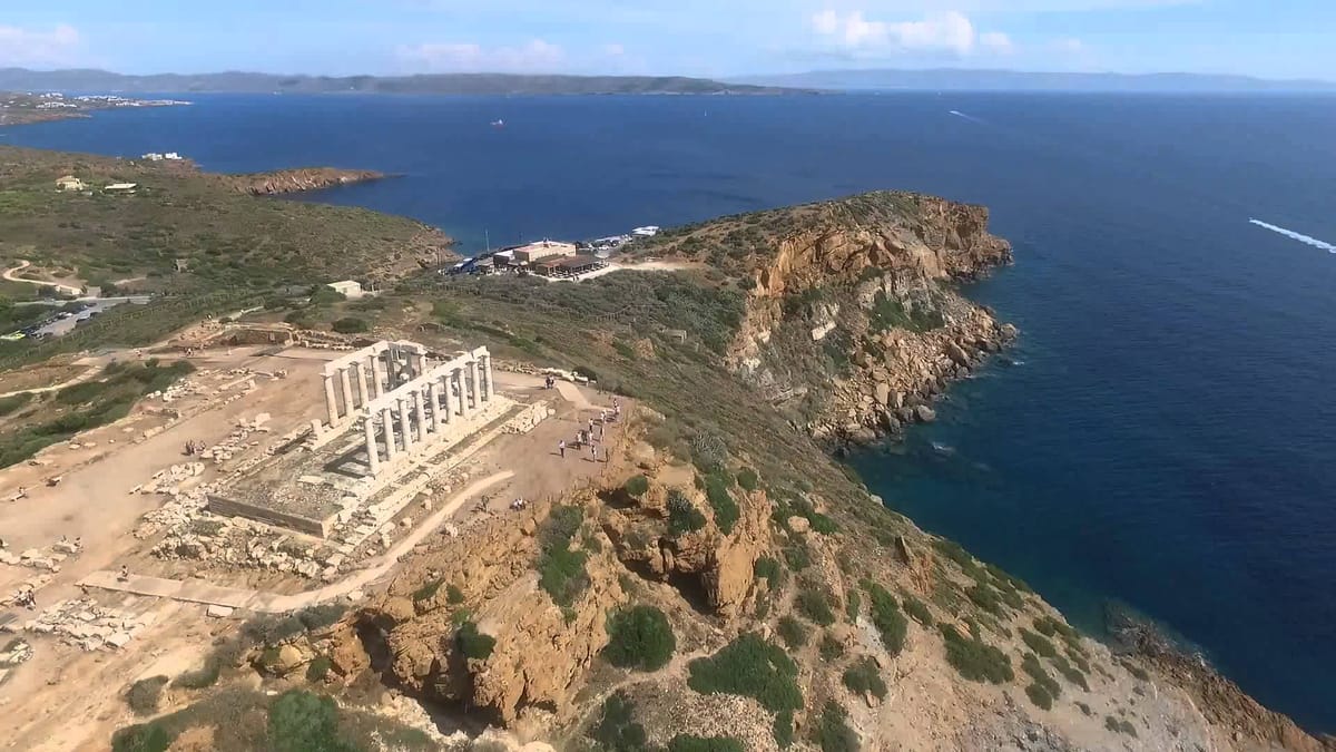 Private Cruise to Poseidon Temple at Sounio Cape with Snorkeling and Swimming