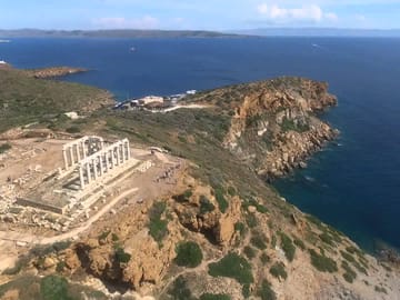 Private Cruise to Poseidon Temple at Sounio Cape with Snorkeling and Swimming