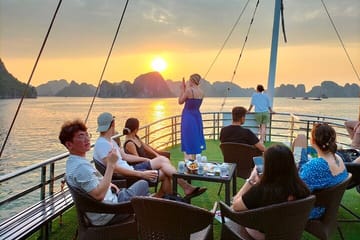 Halong Bay Day Cruise: Kayaking, Swimming, and Island Visit