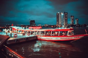 Bangkok: Calypso Cabaret & Sunset Dinner Cruise optional Transfer