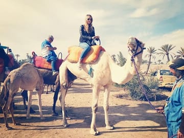 camel ride around marrakech