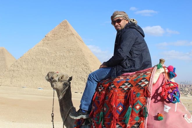 Camel or Horse riding Giza Pyramids Desert  6