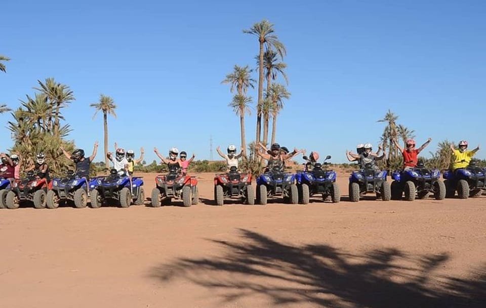 Quad bike tour in the palm groves of Marrakech