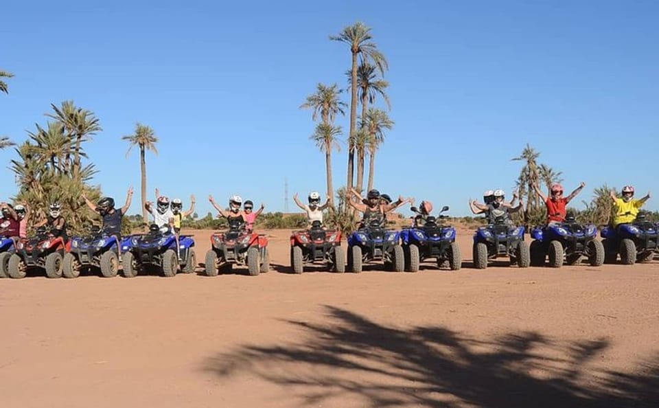 Quad Biking Adventure in Marrakech's Palm Groves