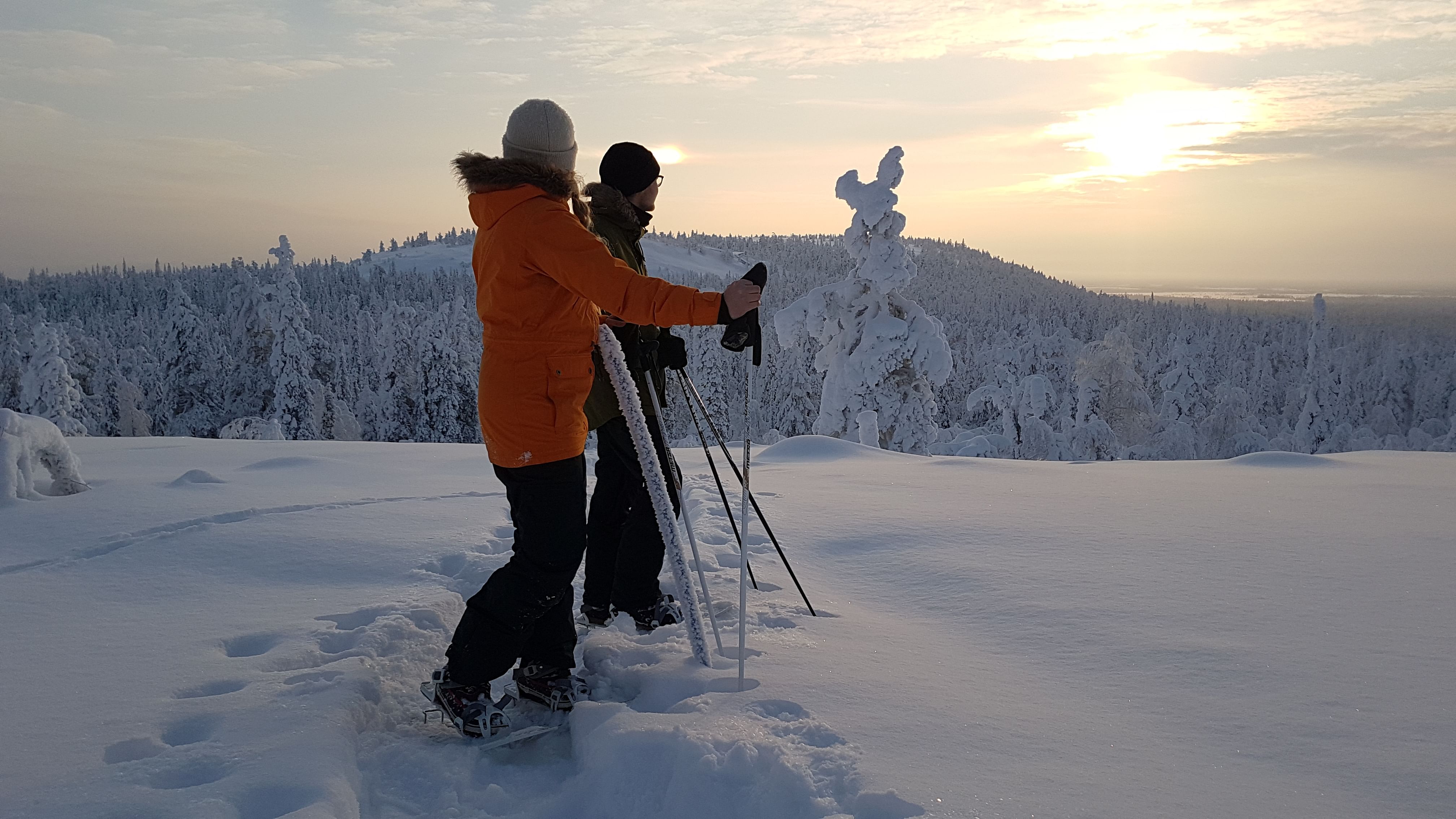 Lumikenkäretki Ametistikaivokselle - Elämys Suomi