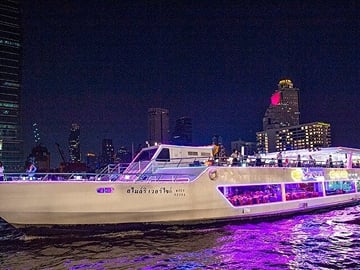 Chao Phraya River Dinner Cruise with Bangkok Arrival Transfer