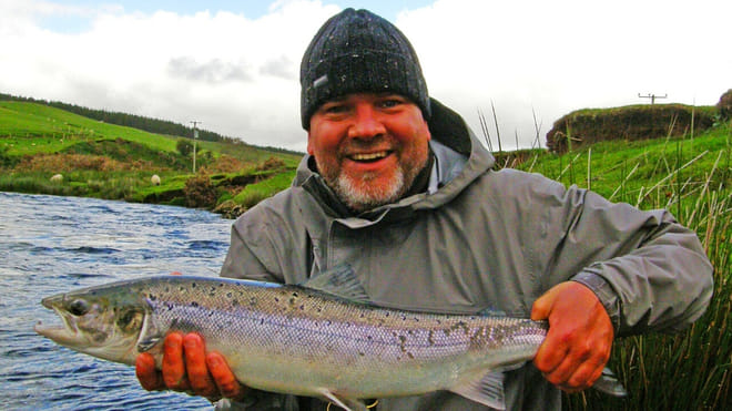 Salmon & sea trout fishing on the Erriff fishery. Mayo. Private guided. French/Eng. 3