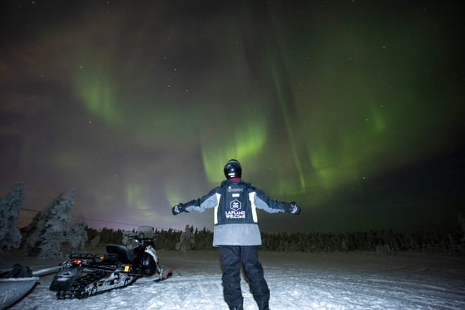 Hunting Northern Lights by Snowmobiles - Saariselkä, Inari photo 3