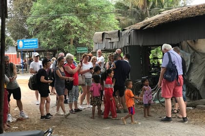 Half day morning bicycle tour to Explore local livelihood and test local snacks