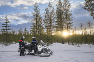 Snowmobile and Ice Fishing Experience
