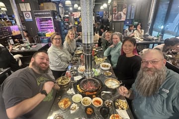 Korea Temple & Starfield Library Gangnam K-BBQ