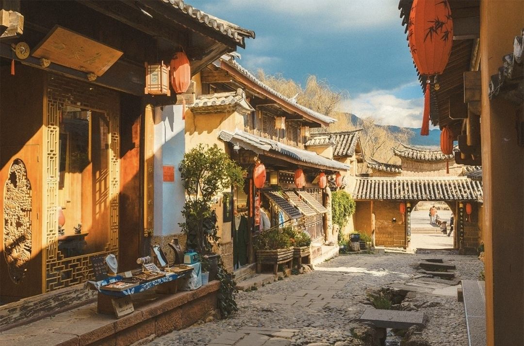 Street view of Shaxi Ancient Town