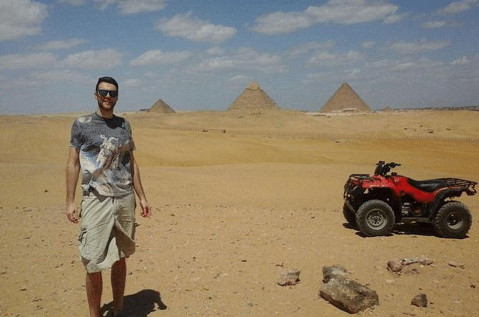 Quad bike desert safari at the Giza pyramids