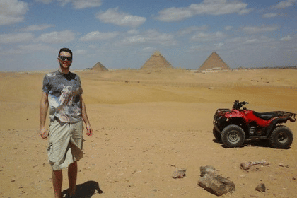 Quad bike desert safari at the Giza pyramids
