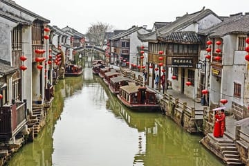 Day Tour of Suzhou Gardens and Zhouzhuang Canals from Shanghai