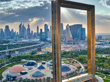 Explore Dubai Frame for Panoramic Views of the City