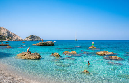 Private Half-Day Sailboat Cruise with Swim Stops in Argostoli