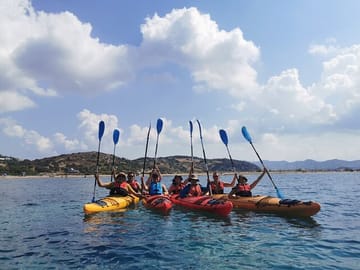 Kayaking and Snorkeling Adventure in Kalyvia Thorikou