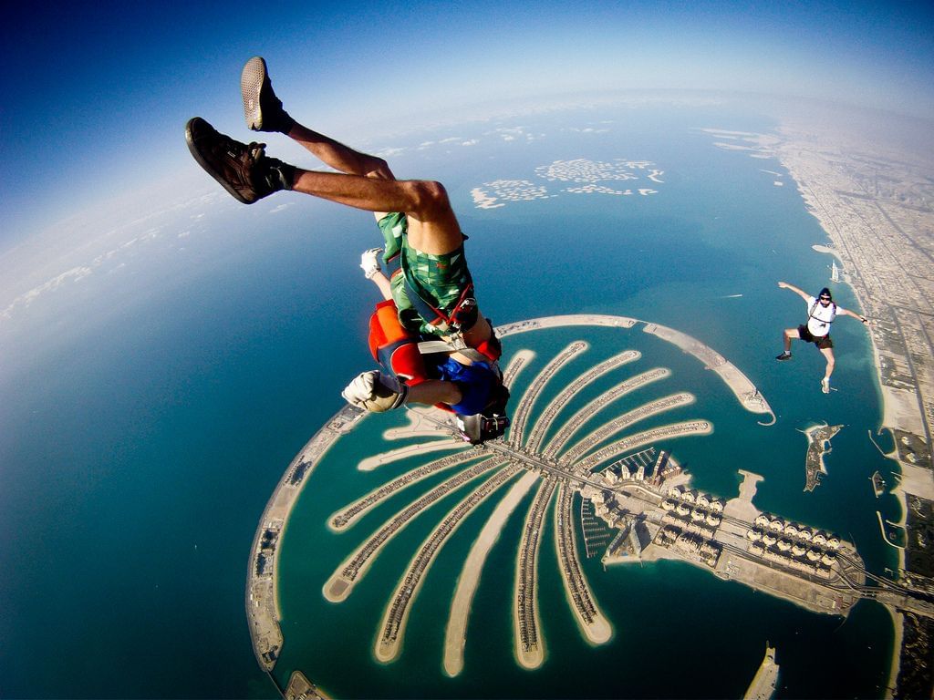 Sky Dive Dubai At Palm Drop Zone