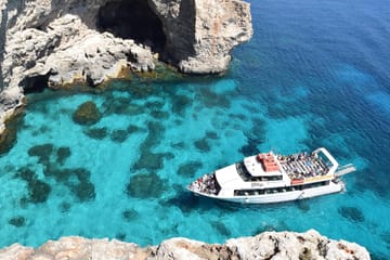 Full-Day Comino and Blue Lagoon Mini Cruise from Sliema