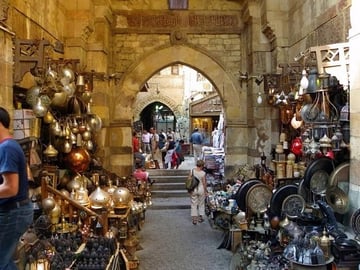 From Cairo: Day Trip To Giza Pyramids Old Cairo Citadel & Bazaar