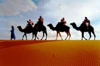 Merzouga Dunes Sunset Camel Ride in Morocco